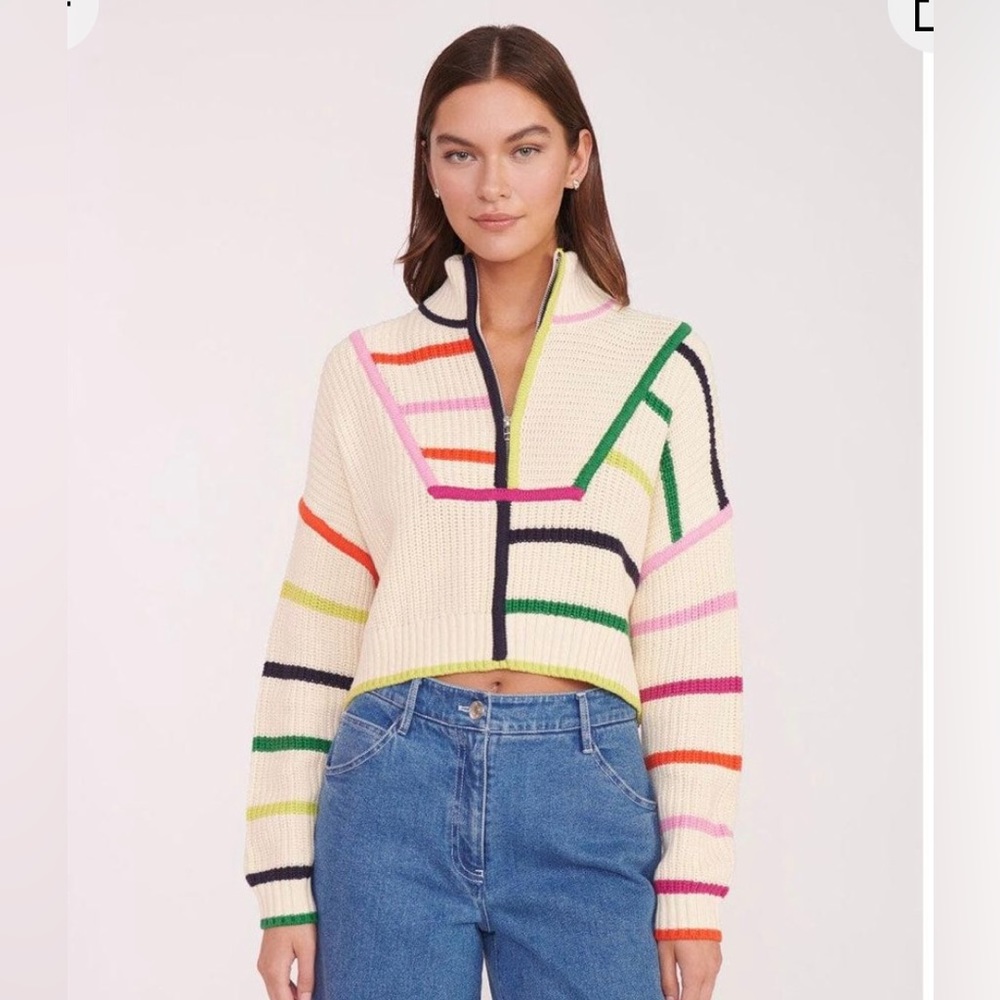 ISO Staud Cropped Hampton Sweater